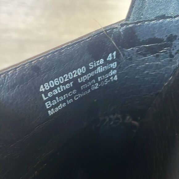 Dansko Tenley Black Leather Women’s Sz 10.5-11/EU 41 Slip On Heeled Clogs - Picture 6 of 11